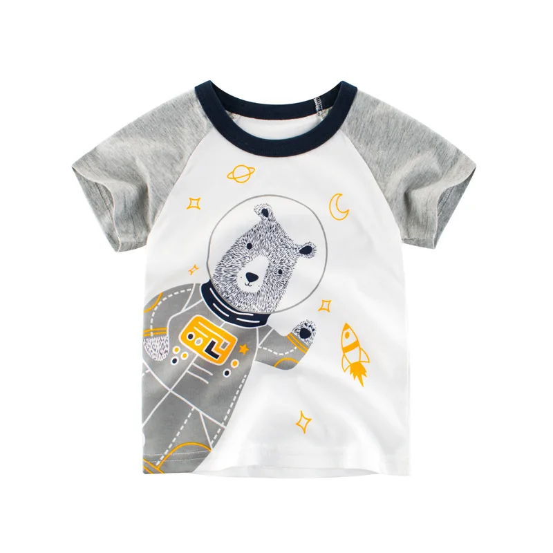 1-8year Tøj Baby T-shirt Kids-kortærmet T-Shirt Piger Top Boy Tøj Bomuld pige T-shirt Baby Pige Sommer Skjorte