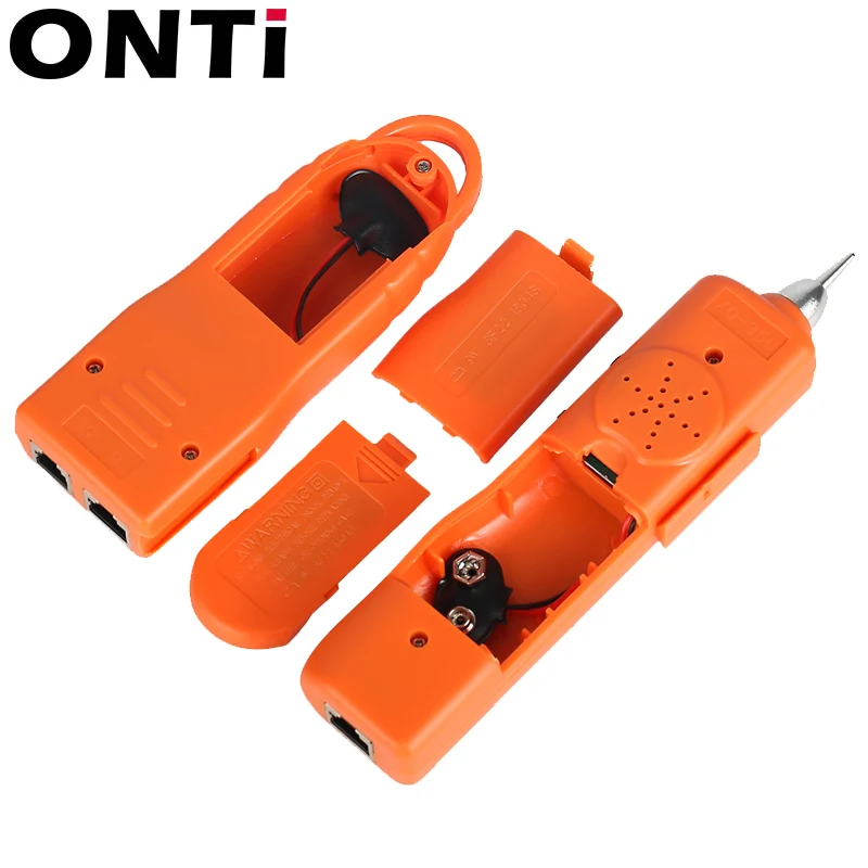 ONTi RJ11-RJ45 Cat5e Cat6 Telefon Ledning Tracker Sporing Toner Ethernet LAN-Netværk kabeltester Detektor-Linjen Finder