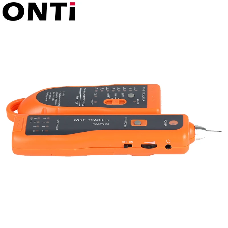 ONTi RJ11-RJ45 Cat5e Cat6 Telefon Ledning Tracker Sporing Toner Ethernet LAN-Netværk kabeltester Detektor-Linjen Finder