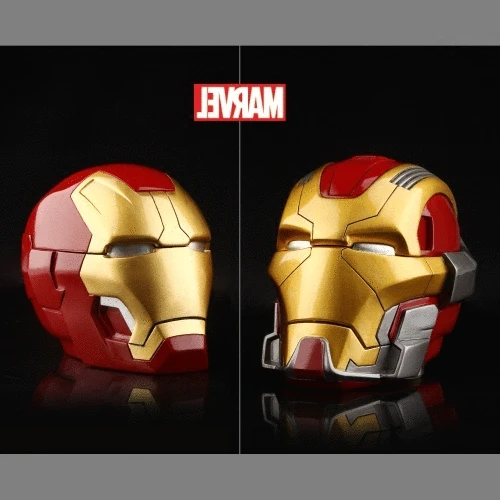 Høj Kvalitet Iron Man Maske Hjelm Askebæger Container Jul Halloween Gave