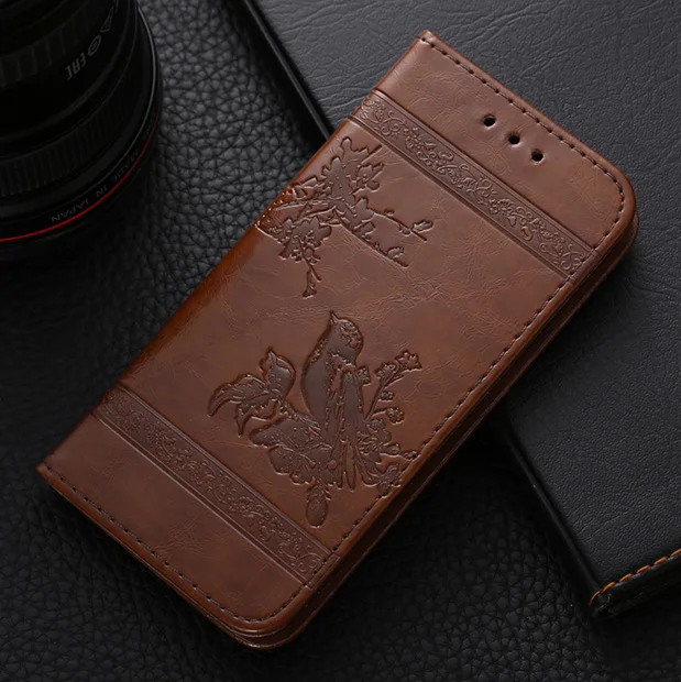 AMMYKI Inde indsamle Hæderlig kvalitet læder telefonen bagsiden ofor Samsung Galaxy Grand Max 3 G7200 G720 sag