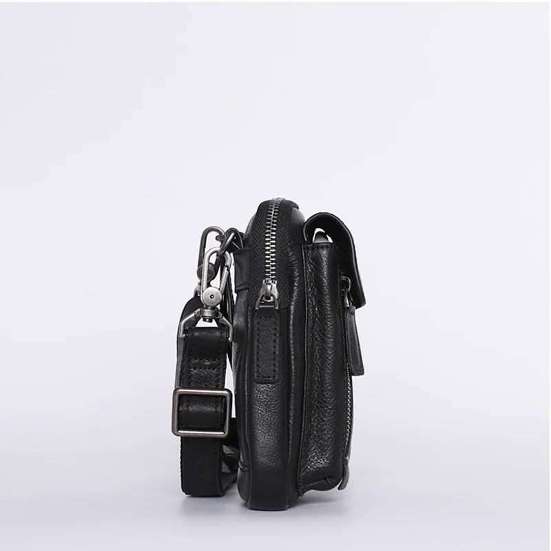 AETOO Mænds læder mobiltelefon, taske, ruskind læder casual skulder taske, enkel og kompakt messenger taske