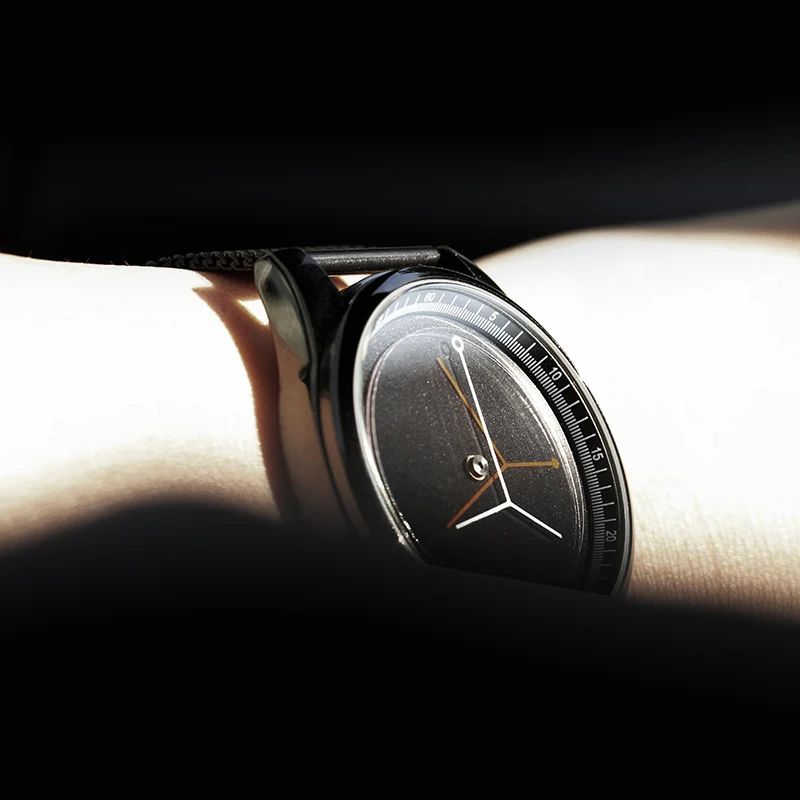 Enmex kreative design dame armbåndsur gren koncept korte rustfrit stål simpel ansigt karakter mode lady-quartz ure