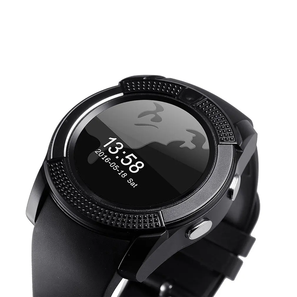 Vandtæt Smart Ur til Mænd med Kamera, Bluetooth Smartwatch Skridttæller pulsmåler Sim-Kort Armbåndsur