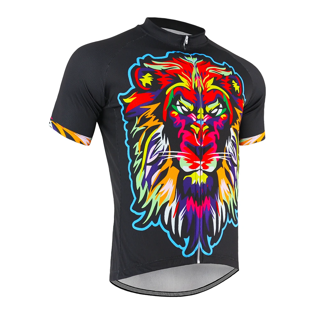 SOTF Farve Lion Udskrivning Retro Trøje Mænd, Kvinder Passer Motocross Shirt Mountainbike Beklædning Road Bike Jersey med Korte Ærmer