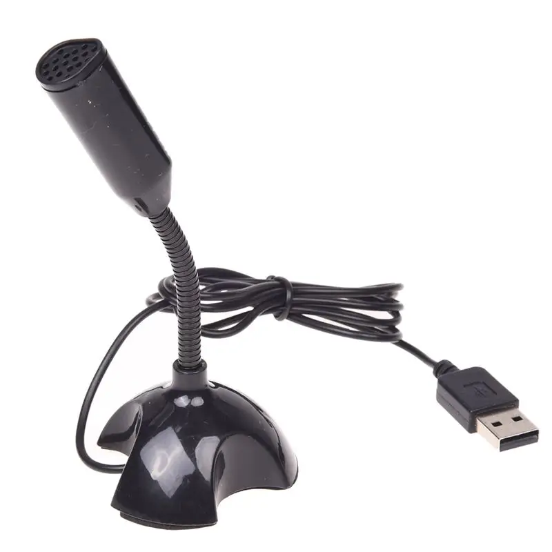 USB-Mikrofon Web støjreducerende Fleksibel Mikrofon Til Mac, PC, Computer, Bærbar Computer Stå