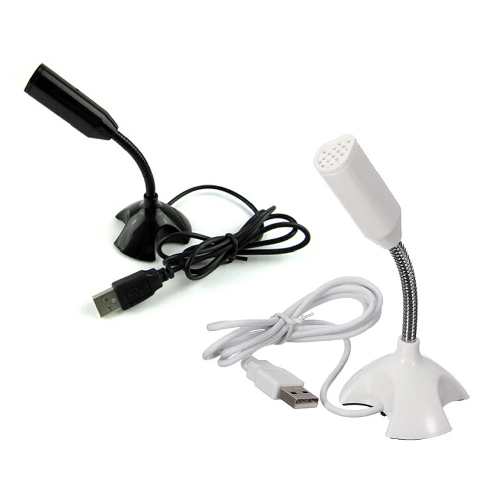 USB-Mikrofon Web støjreducerende Fleksibel Mikrofon Til Mac, PC, Computer, Bærbar Computer Stå