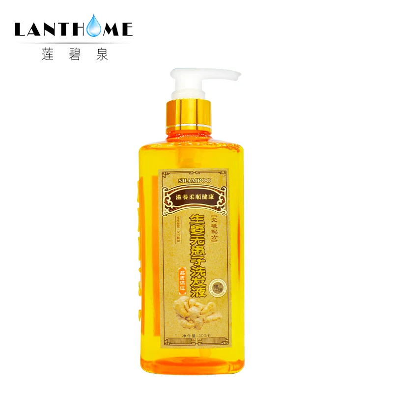 300ml Anti-hårtab Produkt Shampoo Naturlige Hår genvækst reparation Nære smidig shampoo Professionel Ingefær Shampoo
