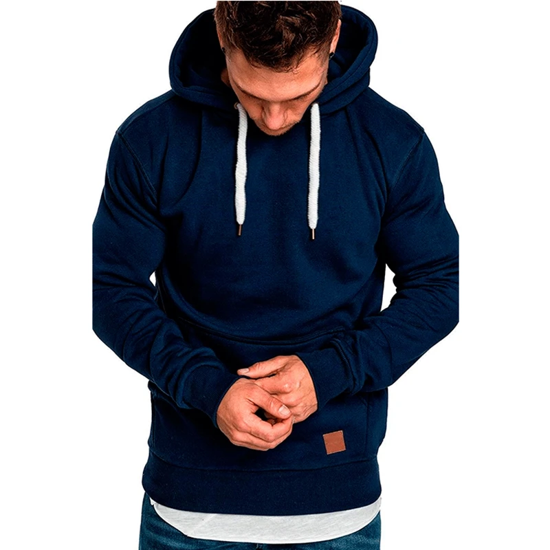 MRMT 2021 Helt Ny Stil Man ensfarvet Udendørs Fitness Sport Hoodie Casual Mode Pullover Toppe til Mænd Hættetrøjer Sweatshirts