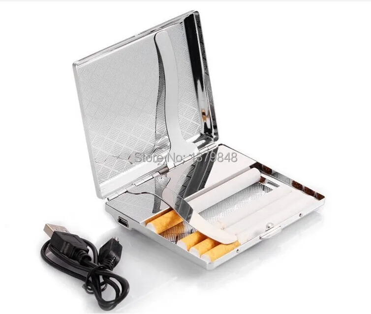 16 cigaretter box USB-Cigaret tilfældet med cigarettænder emballage : gaveæske