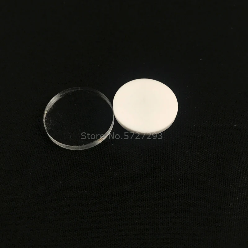 50stk/masse Små Runde akrylplade DIY-Diske Med Beskyttende Papir