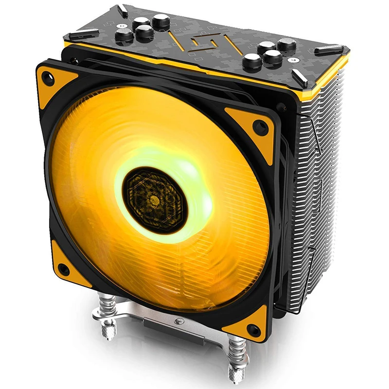 DEEPCOOL GAMMAXX GT 400 4 heatpipe CPU køler radiatoren, 12cm PWM LED -, RGB, ARGB ventilator, For 115x 2011 1366 AMD AM4 AM3 slot