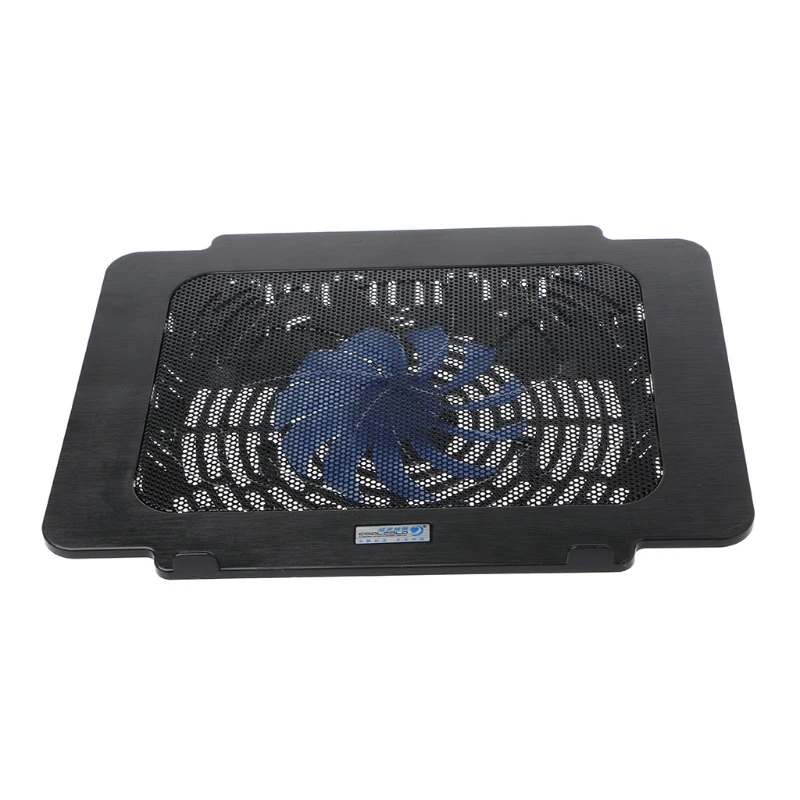 Laptop Cooler Cooling Pad Base Stor Fan USB Står For 14-Tommer LED-Lys Notebook
