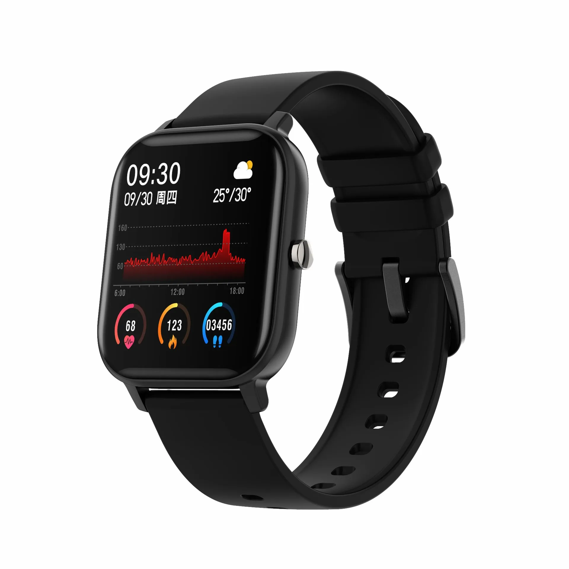 2020 nye P8 vandtæt smart ur med puls, blodtryk armbånd smart ur IPS fuld touch-skærm sport watch смарт