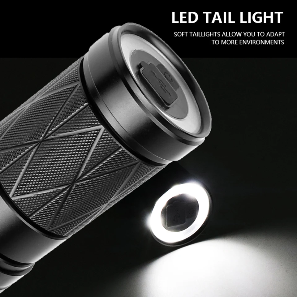 XHP90.2 Super Lyse Led-Dobbelt Hoved Lommelygte Vandtæt, Genopladelige Zoomable Fakkel Arbejde Lys Spotlight Floodling Lanterne