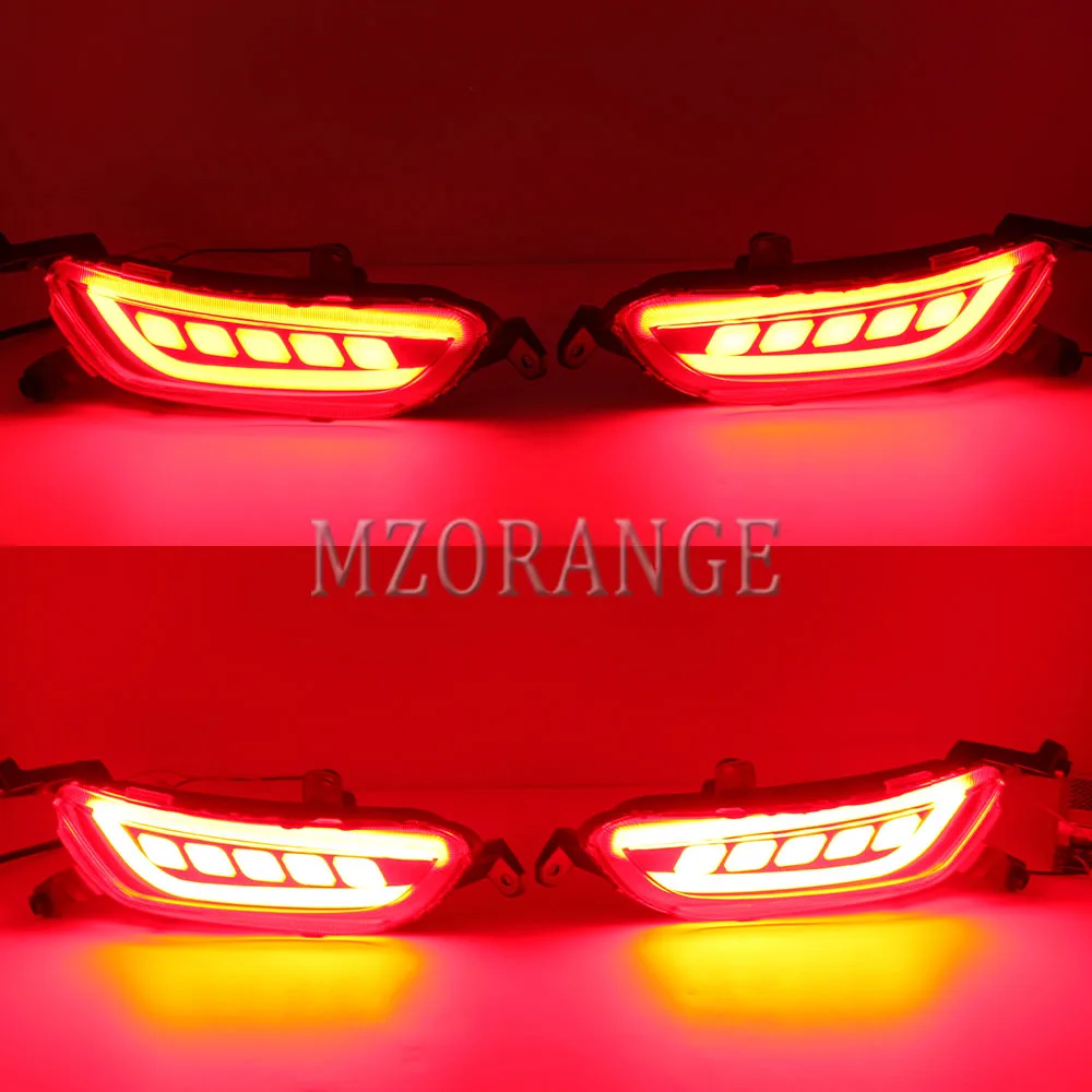 MZORANGE Bageste Kofanger Lys For Mazda CX-3 CX3 2016 2017 2018 2019 Bageste Bremse stoplys tågebaglygte Bil LED Lampe