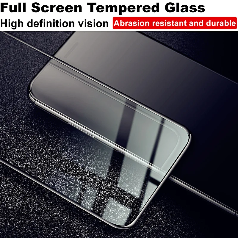 IMAK Full Screen Protector Full Cover til Sony Xperia 10 II Hærdet Glas Xperia10 ii Xperia10ii Tv med Film Xperia 10ii Glas