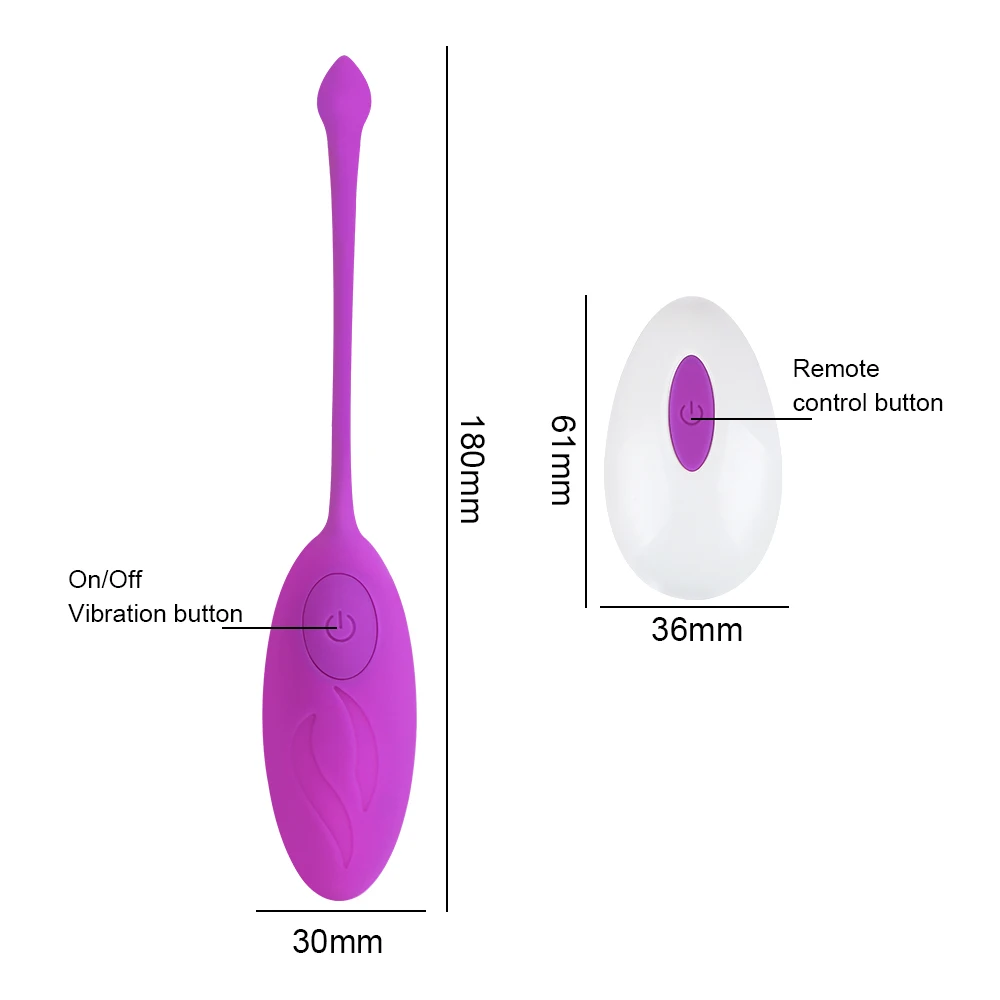OLO Fjernbetjening Klitoris Stimulator Kegel Bolden G-Spot Massage Vagina Kugle Vibrator, der Vibrerer Hoppe Æg Sex Legetøj til Kvinder
