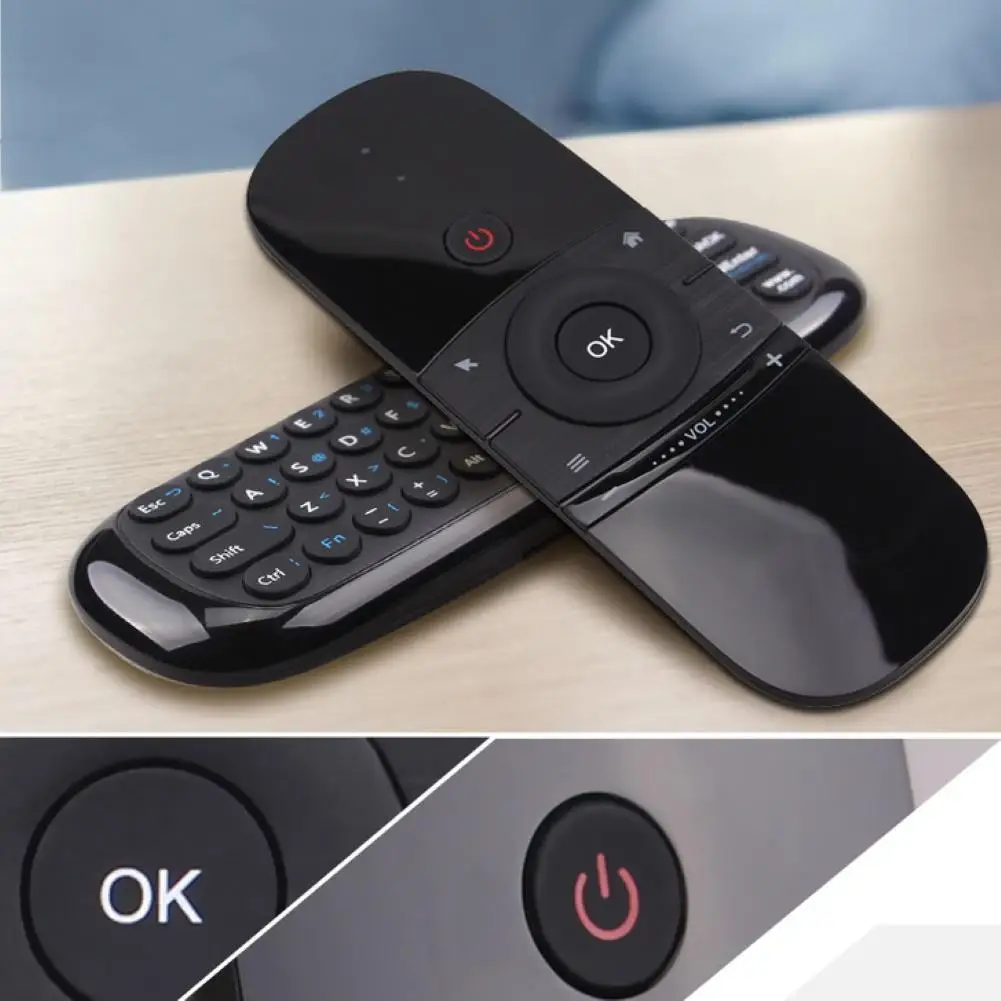 Mini Wireless Keyboard Air Mouse IR-Fjernbetjening til Android TV Box Computer 2020