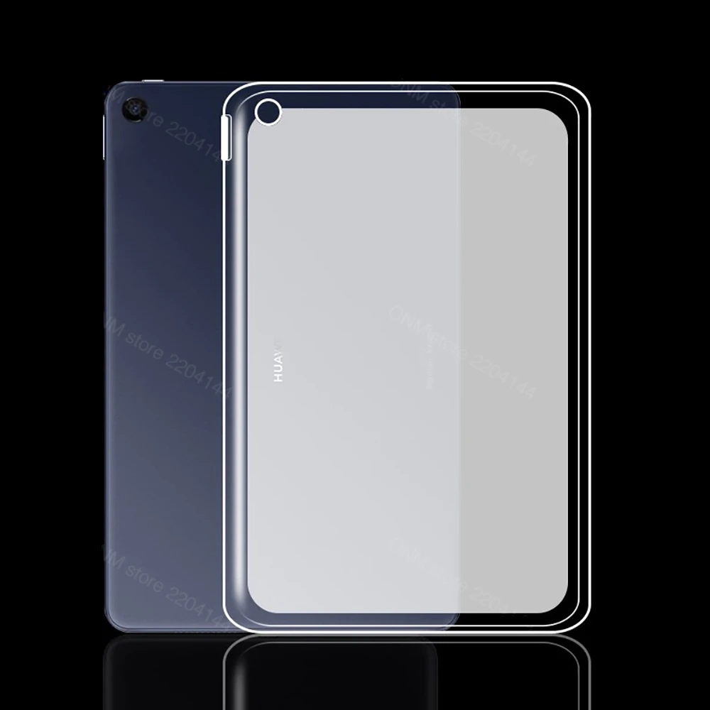 2 i 1 Glas + Sagen For Huawei MatePad T8 8.0 2020 Tilfælde TPU Silikone Blød Tilbage Dække for Huawei MatePad T8 Screen Protector