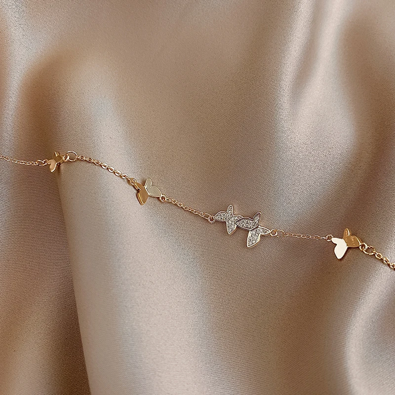 Elegant Zircon Multi Butterfly Armbånd Til Kvinde Koreanske Mode Smykker I 2020 Nye Usædvanlige Armbånd Jul Sexede Tilbehør