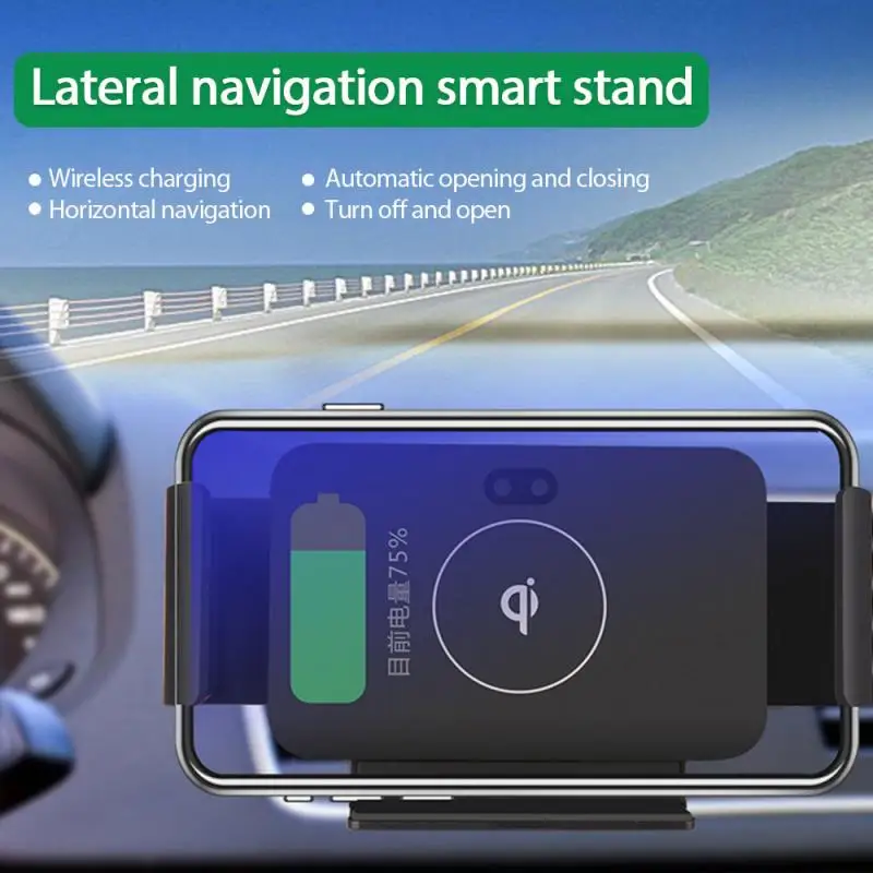2021 15W Trådløse Oplader Car Mount til Air Vent Mount Bil telefonholder Intelligent Infrarød Hurtige Trådløse Oplader Til iPhone