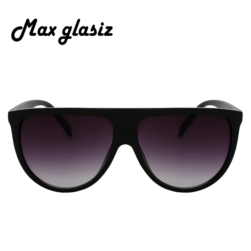 Kvinde Brand Designer Solbriller Til Unisex-Overdimensionerede Solbriller Kvindelige Oversize Briller Vintage Solbriller Flad Top Mode