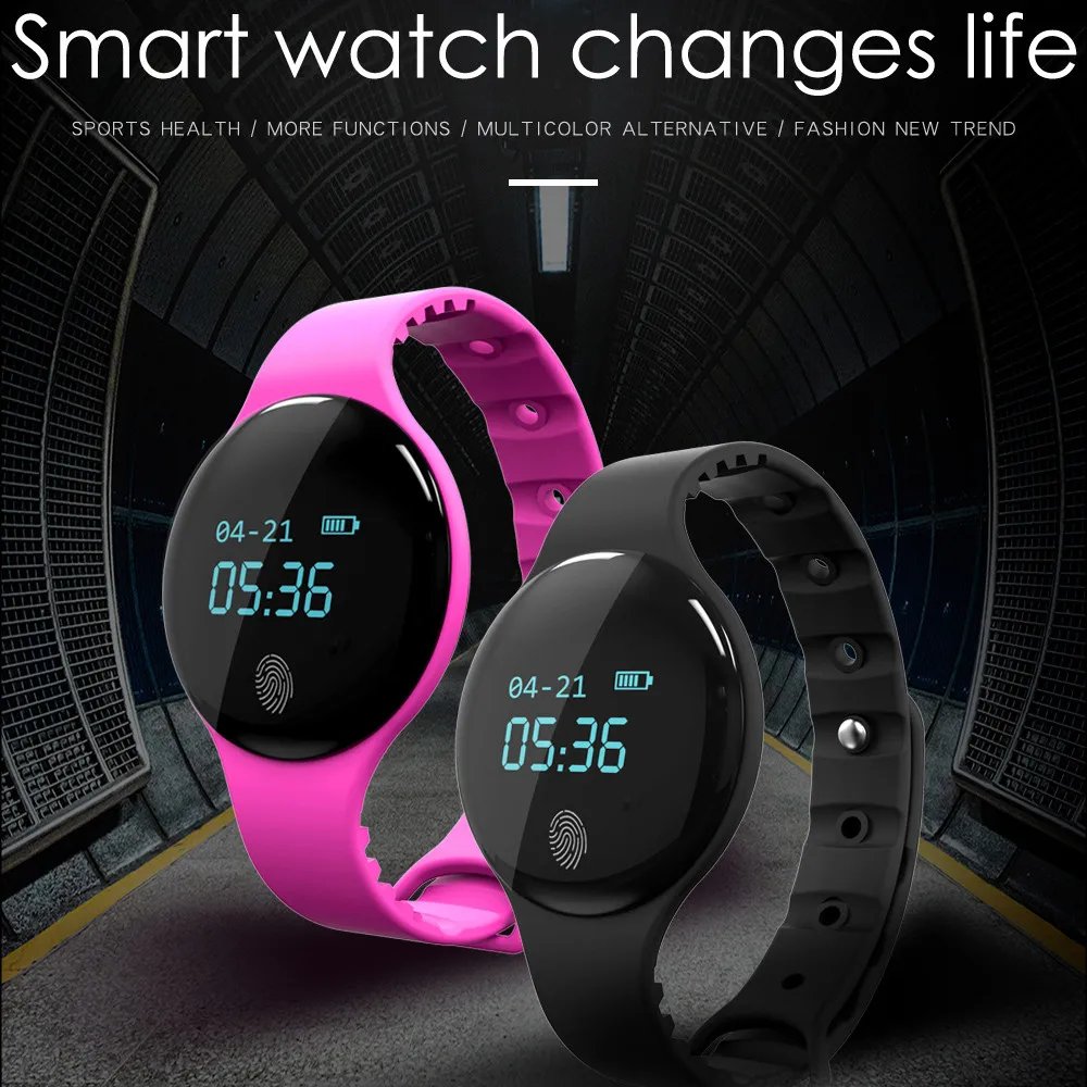 Vandtæt Bluetooth Smart Ur Skridttæller Fitness Tracker Ring Påmindelse Smartwatch Til IOS Android Mænd Kvinder Ur