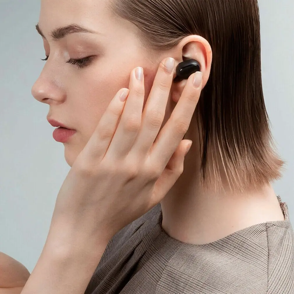 Autentisk Xiaomi Redmi Airdots TWS Trådløse Bluetooth-5.0 Øretelefon Håndfri-I-øret Øretelefoner støjreduktion Bluetooth Hovedtelefon