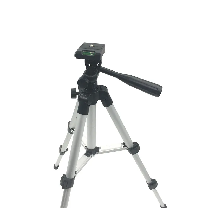 Stativ-holder stand extension-stang kamera sammenklappelig Stand Skrue 360 Graders Væske Hoved Tripod Stabilizer Aluminium med klip