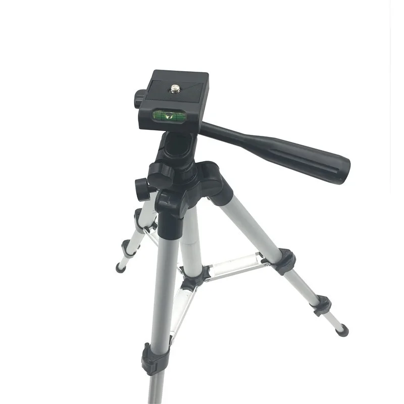 Stativ-holder stand extension-stang kamera sammenklappelig Stand Skrue 360 Graders Væske Hoved Tripod Stabilizer Aluminium med klip