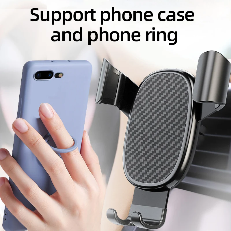 Telefonen Holder Mobiltelefonholder ForiPhone Samsung, Huawei Stå Fast Fast Beslag Støtte Tyngdekraften Sensing, Auto Greb