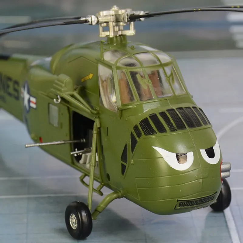 Skala 1/72 præ-bygget UH-34D Søhest militær helikopter H-34 hobby collectible færdige plast fly model