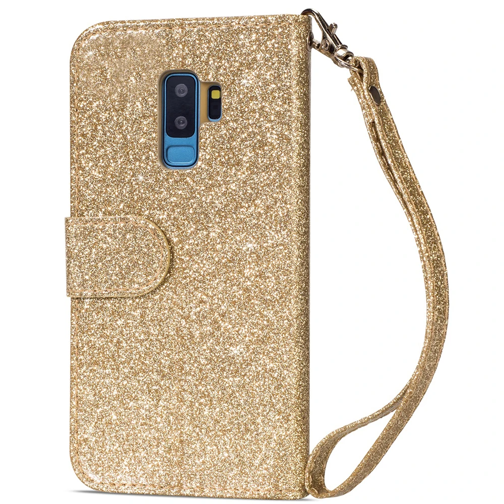 Egnet til Samsung Galaxy S10 S10E S10 5G S20 Ultra Kort Tegnebog, Mobiltelefon Sag S6 S7 Kant S8 S9 Plus Flip Zip-Clip Læder taske