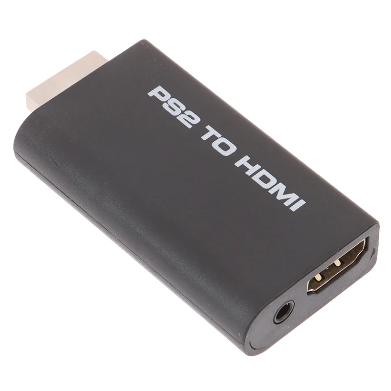 PS2 Til HDMI-Audio-Video-Kabel AV-Adapter Omformer W/3.5 mm Lyd Udgang Til HDTV