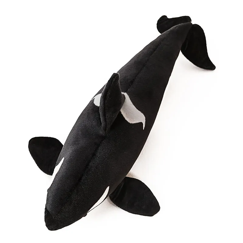 75/130cm Simulering Killer Whale Plys Legetøj Udstoppede Fisk Haj Bløde Dukke Tegnefilm Blødt Sove Pude Børn Piger Baby Sjove gaver