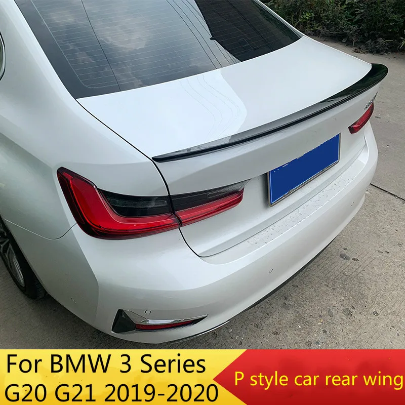 1 Stk Bil Blade Hale & sideskørter Spoiler Lyse ABS-Wing Spoiler Bil Styling Til BMW 3-Serie G20 G21 2019-2020