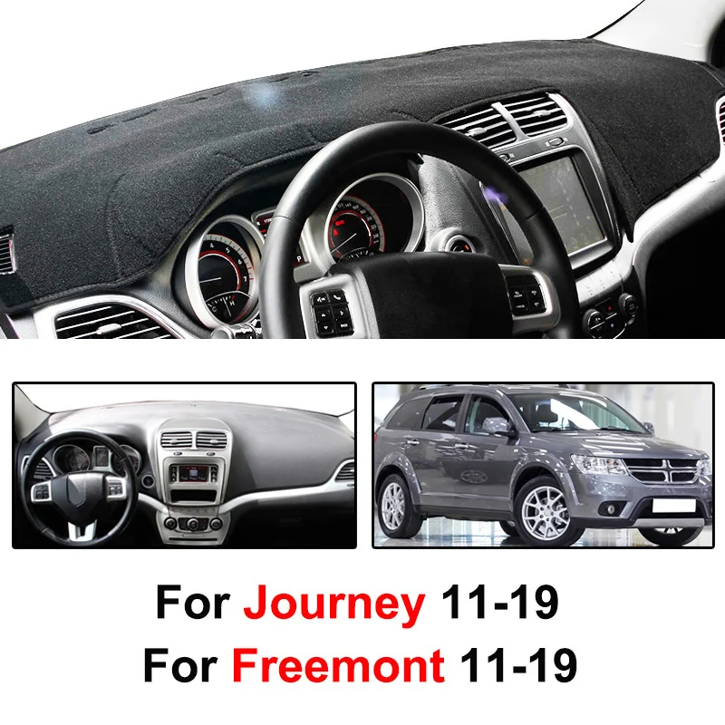For Dodge Rejse Fiat Freemont 2011 - 2017 2018 Dash Mat Dashboard Dækker Dashmat Anti-beskidt Tæppe Pad Vagt Bil Tilbehør