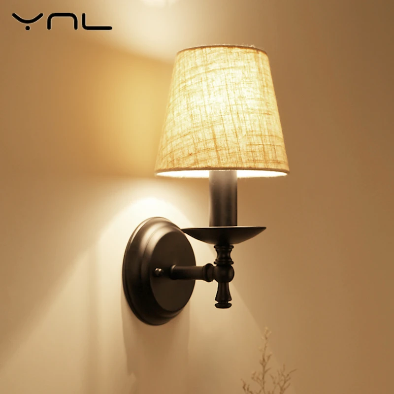 Moderne Vintage Væglampe E14 Sconce Væg, Lampe, Seng, Retro Lampe Industrielle Indretning Stue, Soveværelse Indendørs Belysning