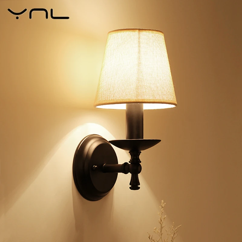 Moderne Vintage Væglampe E14 Sconce Væg, Lampe, Seng, Retro Lampe Industrielle Indretning Stue, Soveværelse Indendørs Belysning