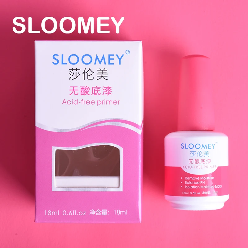 SLOOMEY 18ml Nail art ikke-syre primer base coat gel lak Fjerne Fedt Balance Speciel Værktøj For Neglelak og UV Gel