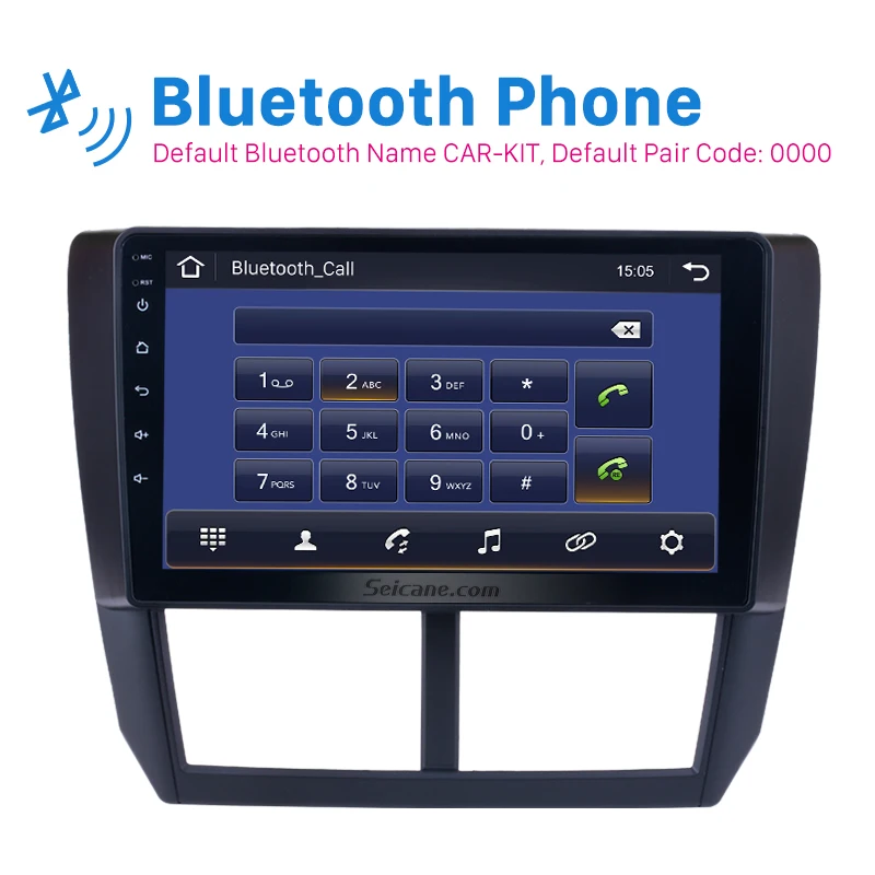 Seicane 9 Tommer 2din Android 9.0 Bil Radio For Subaru Forester 2008 2009 2010 2011 2012 hovedenheden Wifi 3G Multimedia Afspiller GPS