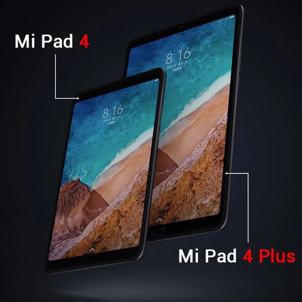 KN-version Multi-sprog, Xiaomi Mi-Pad 4 Plus 128GB Tabletter 4 Snapdragon 660 AIE 8620mAh 10.1