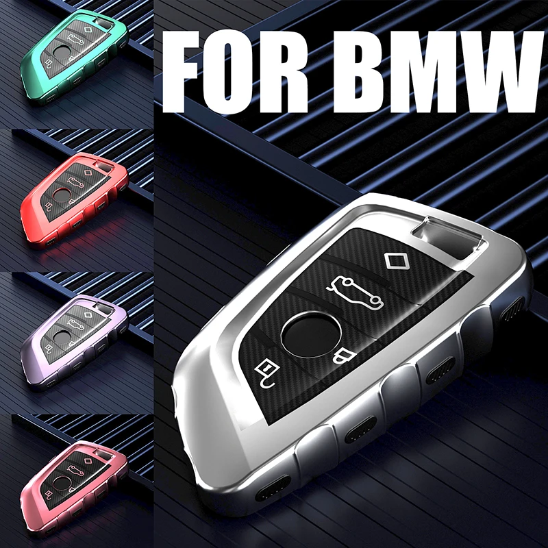 Bil-Tasten Case Cover TPU Fob For BMW 2 3 5 7-Serie 6GT X1 X3 X5 X6 F45 F46 G20 G30 G32 G11 G12 F48 G01 F15 F85 F16 F86 Nøglering