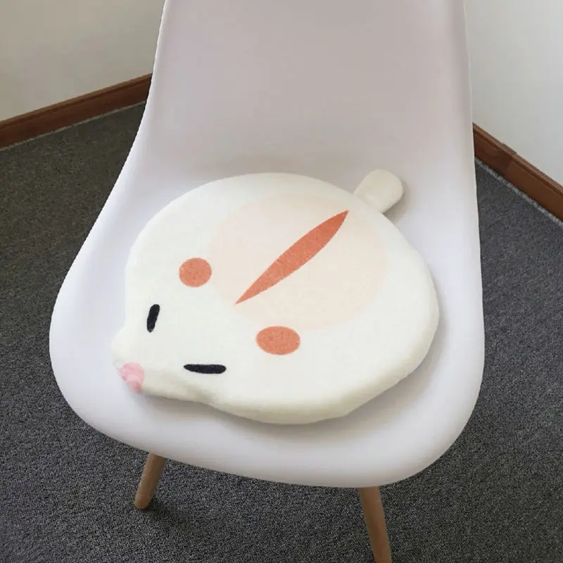 38cm Unikke Japan Hvid Hamster Bløde Stol Hynde Blød Tegnefilm Dyr Hamster Svamp Stol Sæde Pude Home Decor Børn Gave