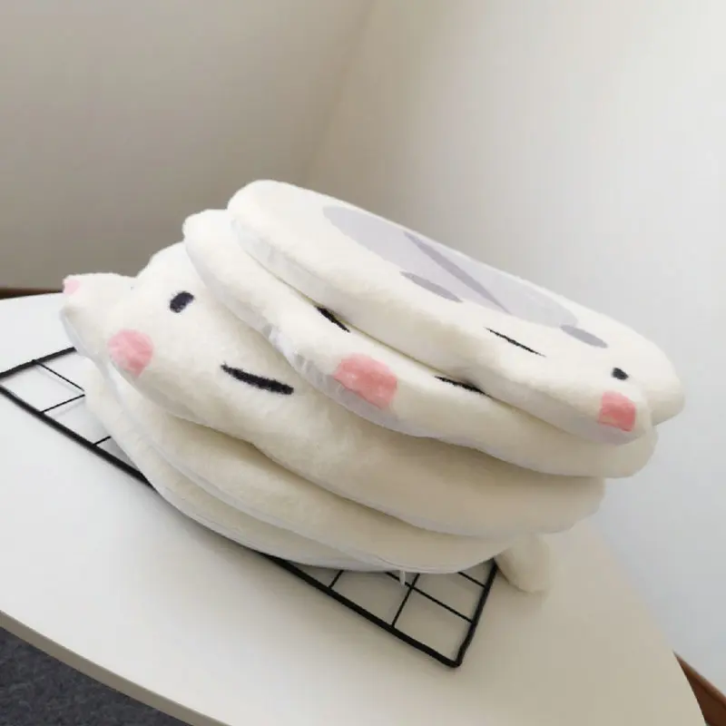 38cm Unikke Japan Hvid Hamster Bløde Stol Hynde Blød Tegnefilm Dyr Hamster Svamp Stol Sæde Pude Home Decor Børn Gave
