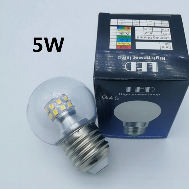E27 LED Pære 5W 7W 110V 220V Høj Lysstyrke G45 Magiske Bønner Lampada LED-Lampe Bombilla Spotlight Vedhæng