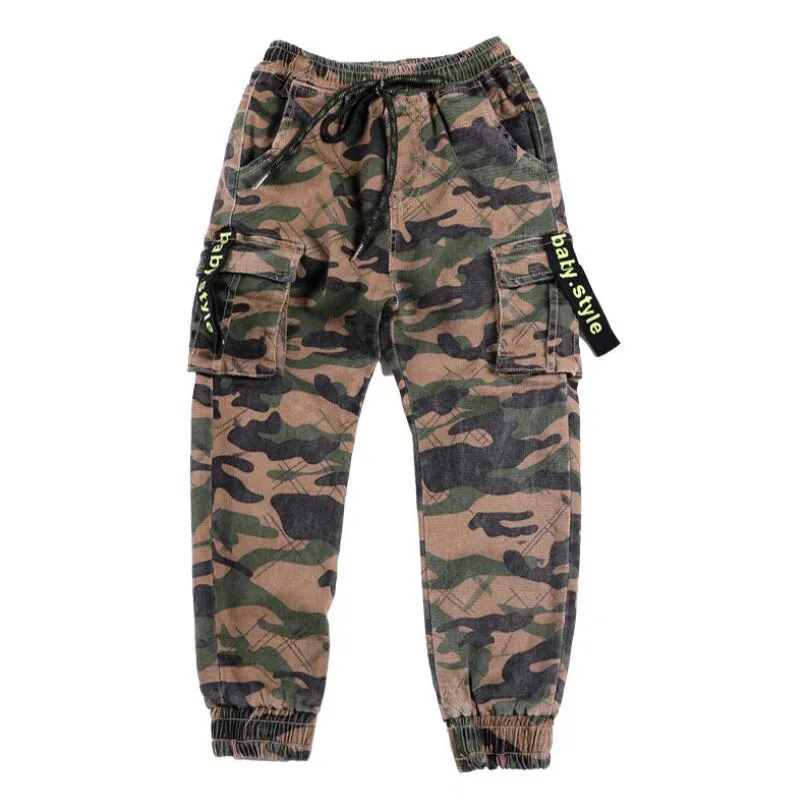 Drenge Bukser Børn Outwear Camo buks Børn Hær Design Farverige bukser kids foråret efteråret camouflage bukser teenage-bukser