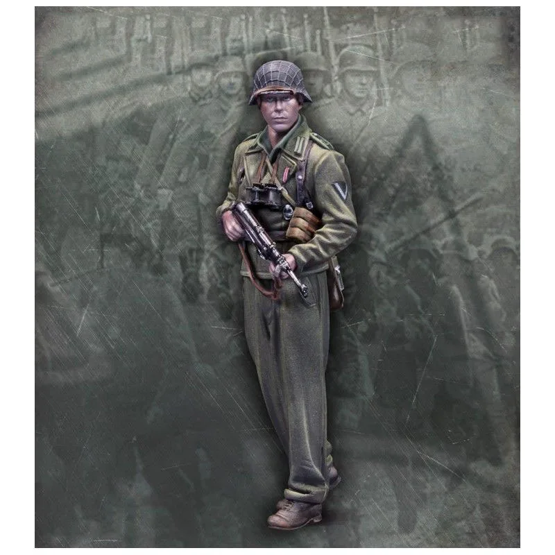 Skala 1/35 Umalet Harpiks Figur Patruljering, soldater