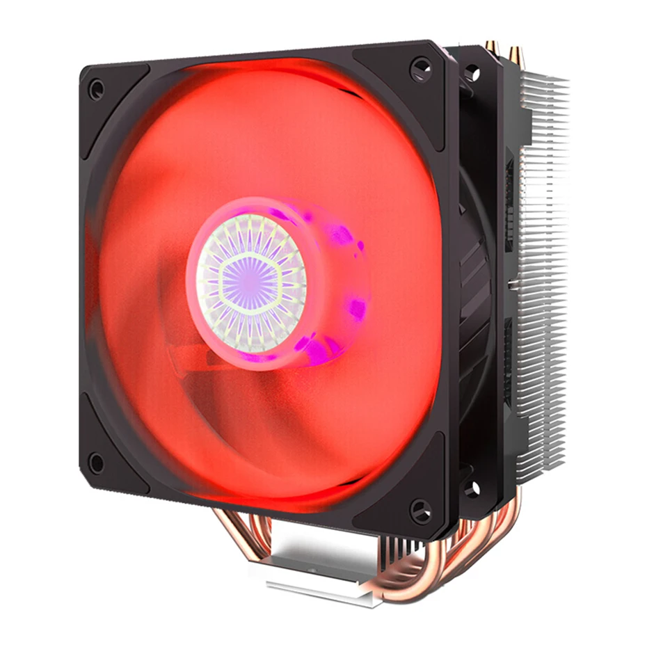 Cooler Master Ny T400i 4 Heat-pipe CPU Køler PC 120mm radiator Med rødt lys CPU blæseren Til Intels LGA 1200 1151 1155
